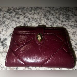 Kurt Geiger Wallet - Maroon & Gold